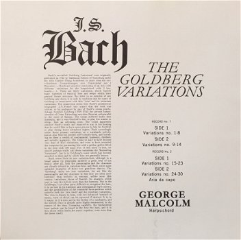 J.S. Bach - The Goldberg Variations - 1