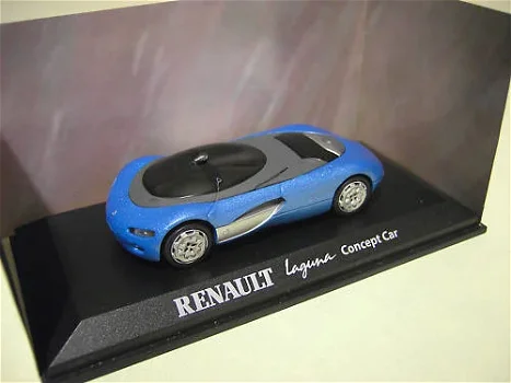 1:43 Norev ref.517985 Renault Laguna Concept Car Paris 1990 blauwmetallic - 1