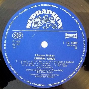 LP - Brahms - Uherske tance - 1