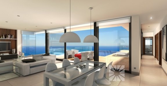 Moderne villa`s panoramisch zeezicht Costa Blanca - Afbeelding 4