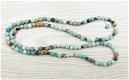 Amazoniet mala ketting of armband met Levensboom bedel - 3 - Thumbnail