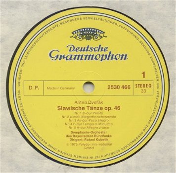 LP - Dvorak - Slawische Tänze - 1