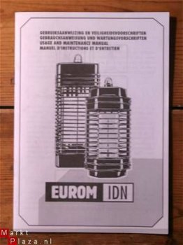 Gebruiksaanwijzing en veiligheidsvoorschriften voor de Eurom - 1