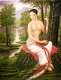 Schilderij Asian Lady - 1 - Thumbnail