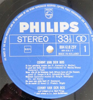 LP: Conny van den Bos (NLC, 1967) ZELDZAAM!! - 3