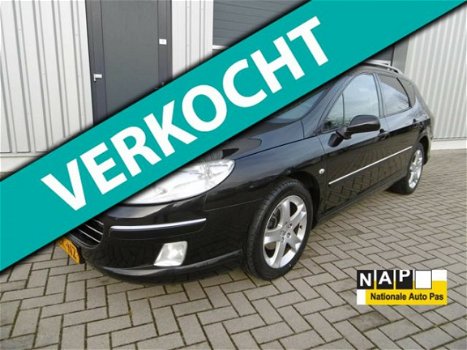 Peugeot 407 SW - 2.0 HDi XS Pack Airco Panoramadak Zwart - 1