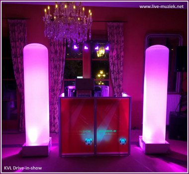 Bruiloft en feest Drive-in-show DJ karaoke-show & live muziek - 1