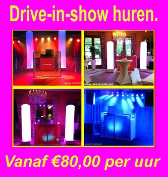 Betaalbare DJ drive-in-show | karaoke-show en live muziek! - 0