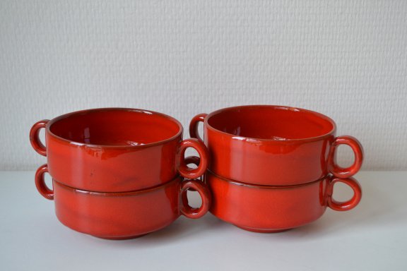 Vintage soepkommen Hollands keramiek - Afbeelding 2