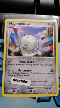 Magnemite 87/130 Diamond & Pearl (Base Set) gebruikt - 1