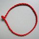 geluks ambandje rood koord armband red lucky bracelet - 1 - Thumbnail