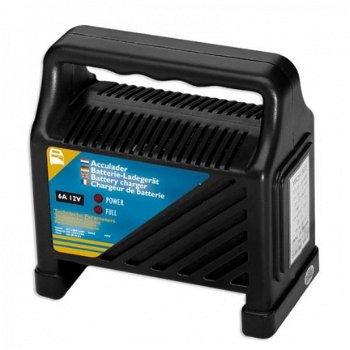 Acculader 12V 6Amp. - 1