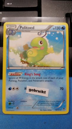 politoed rare 18/111 XY Furious Fists gebruikt - nr. 1