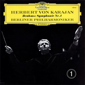 LP - Brahms Symphonie nr.1 - Herbert von Karajan - 0