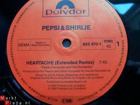 pepsi & shirlie heartache 5X - Afbeelding 2