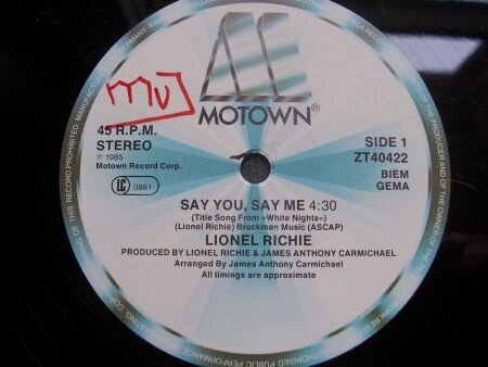 LIONAL RICHIE SAY YOU SAY ME 4x - Afbeelding 2