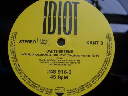 SMITHEREENS (YOU IS) A GUARANTEE FOR LOVE - Afbeelding 3
