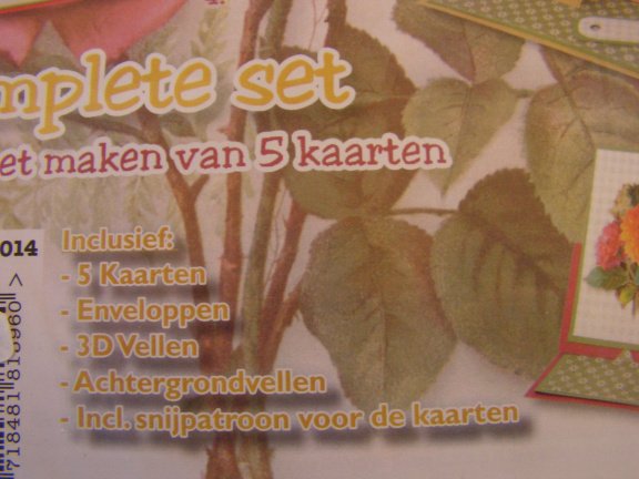 KAARTPAKKET VAN hOBBY IDEE 1014.OPRUIMING - Afbeelding 2