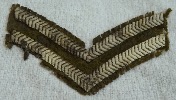 Rang Onderscheiding / Chevron, Korporaal, Battledress, UK / Engels, jaren'40.(Nr.1) - 0