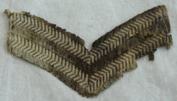 Rang Onderscheiding / Chevron, Korporaal, Battledress, UK / Engels, jaren'40.(Nr.1) - 2