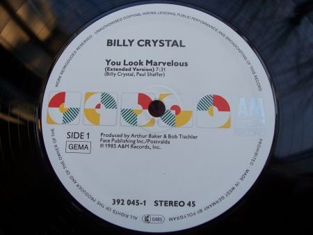 BILLY CRYSTAL YOU LOOK MARVELOUS - Afbeelding 2