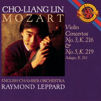 Cho-Liang Lin ‎– Mozart: Violin Concertos No. 3, K. 216 & No. 5,K.219 Adagio, K. 261 CD - 1