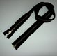 Zwarte metalen jas-rits (90 cm) - 2 - Thumbnail