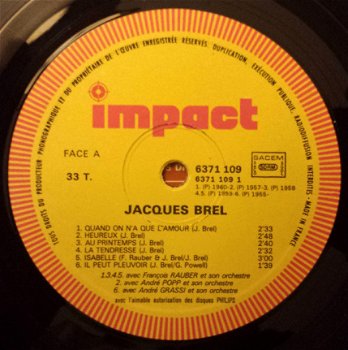 LP Jacques Brel - 2