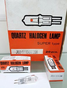 Halogen Projector Lamp  JC24V 150W 20H