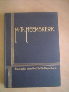 mr Th. Heemskerk de christen-staatsman door P.A. Diepenhorst