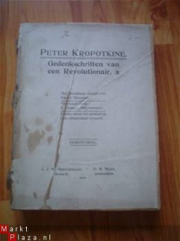 Gedenkschriften van een revolutionair door Peter Kropotkine - 1
