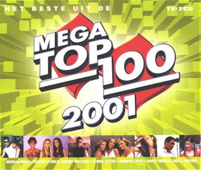 2CD Various Het beste uit de Mega top 100 2001 - 1