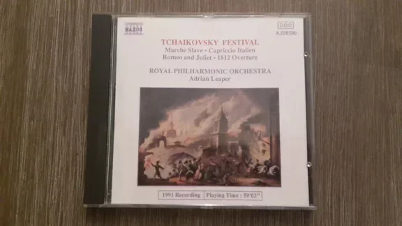 Pyotr Il'yich Tchaikovsky - Royal Philharmonic Orchestra*, Adrian Leaper ‎– Tchaikovsky Festival - 0