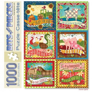 Bits and Pieces - Farm Quilt - 1000 Stukjes Nieuw - 2