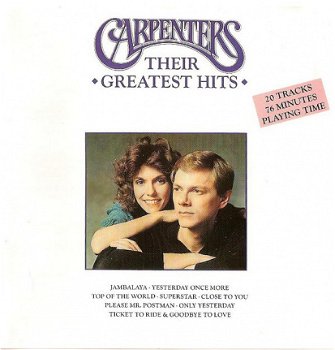 CD - The Carpenters - Their greatest hits - 1