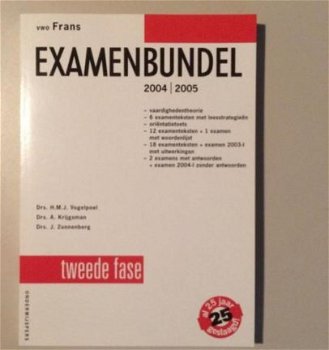 Examenbundel Vwo Frans 2004 - 2005 isbn: 9789006072488 - 1