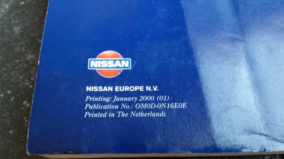 Nissan Almera Instructieboekje / Owner's Manual / 2000 Used - 2