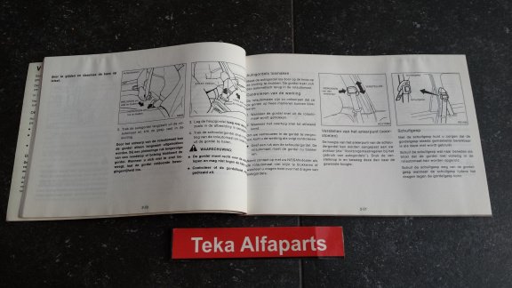 Nissan Sunny Wagon Instructieboekje / Owner's Manual / 1993 Used - 3