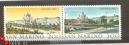 San Marino WIPA 81 postfris YT 1027/8 - 1