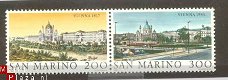 San Marino WIPA 81 postfris YT 1027/8