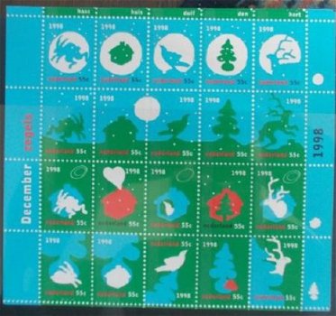 Kerstpostzegels 1998 - 1
