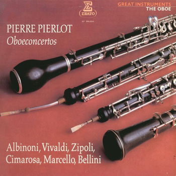 LP - Albinoni, Vivaldi, Zipoli, - Pierre Pierlot - Oboeconcertos - 0