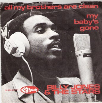 Billy Jones +Stars - All My Brothers Are Clean- SOUL Surinam/NL RARE - 1