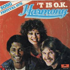 Harmony : 't is OK (Songfestival 1978)