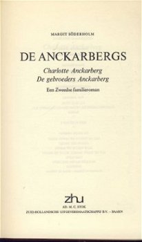 MARGIT SÖDERHOLM**DE ANCKARBERGS*CHARLOTTE+DE GEBROEDERS** - 5