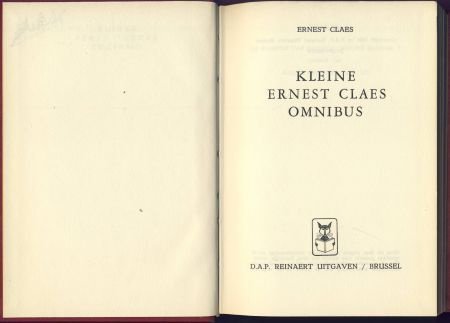 ERNEST CLAES**KLEINE ERNEST CLAES OMNIBUS**RODE REINAERT HAR - 2