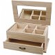 Houten Juwelendoos met lade afm 27x17x12 cm 1 stuk - 1 - Thumbnail