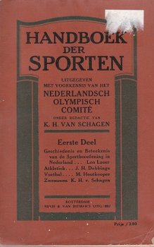Handboek der sporten door K.H. van Schagen (4 dln) - 1