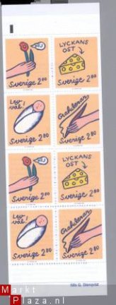 Zweden 1992 greetings boekje postfris YT C1708