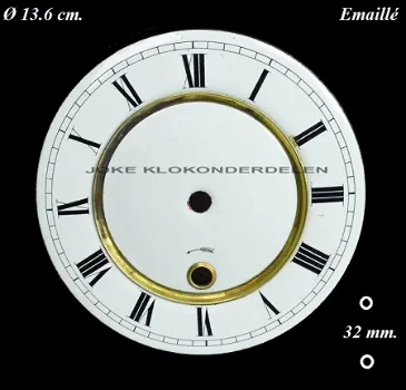 ==Wijzerplaat = regulateur = emaillé = 36181 - 0